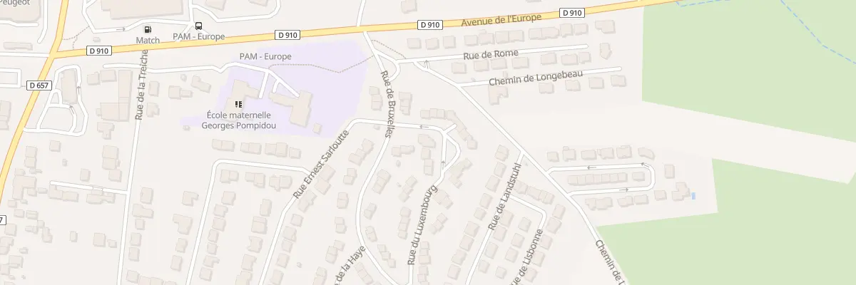 Plan du 177 Rue du Luxembourg à Pont-à-Mousson
