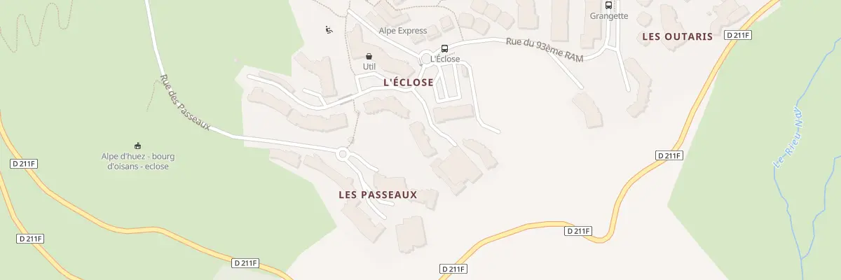 Plan du 42 Imp Fontaine du Corbeau à Huez