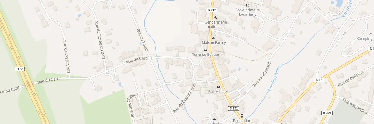 Plan du 1 Rue du Card à Rioz
