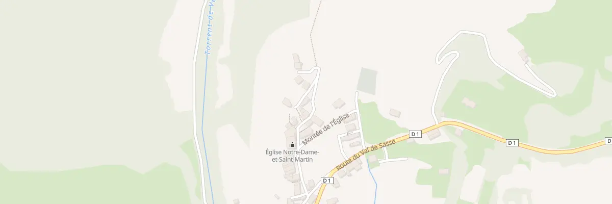 Plan du 5020 Le Village à Clamensane