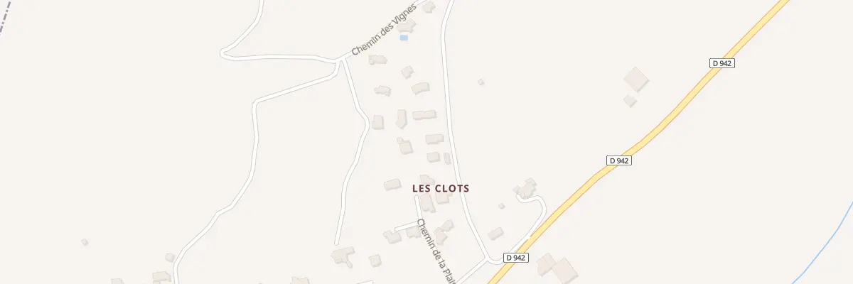 Plan du 5147F Les Clots à Lettret