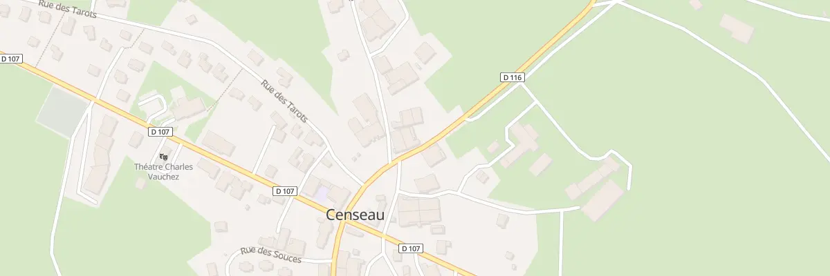 Plan du 1 Rue de l’Oratoire à Censeau