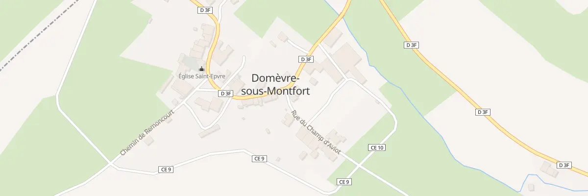 Plan du 31 Rue du Champ d’Aviot à Domèvre-sous-Montfort