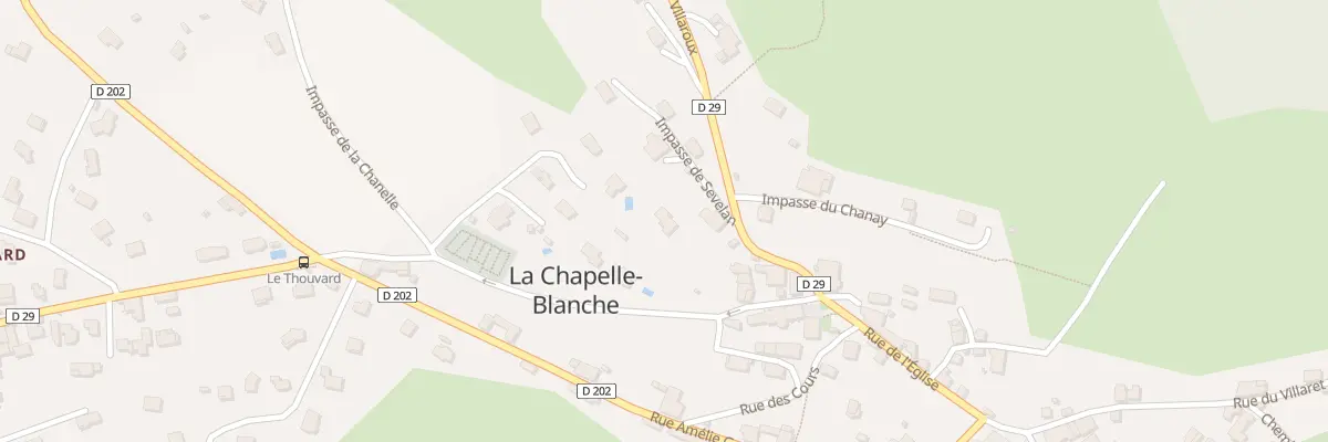 Plan du 57 Rte de Villaroux à La Chapelle-Blanche