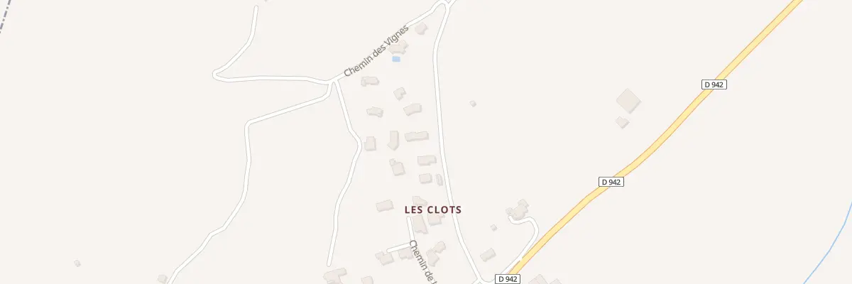 Plan du 5125 Les Clots à Lettret
