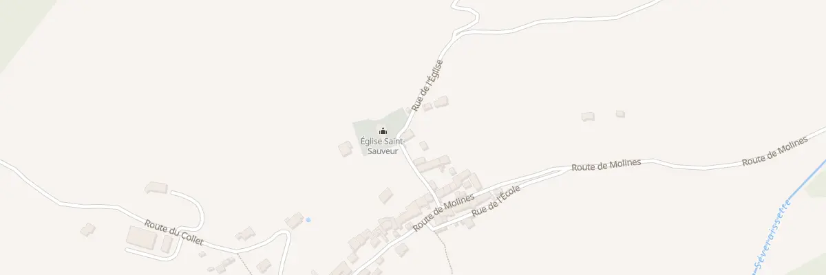 Plan du 5018 Les Prenachs à La Motte-en-Champsaur