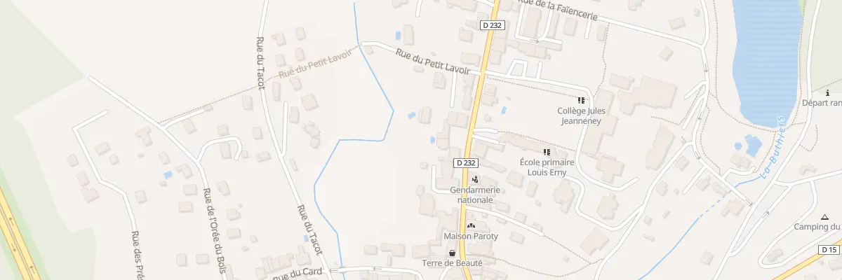 Plan du 40B Rue Charles de Gaulle à Rioz
