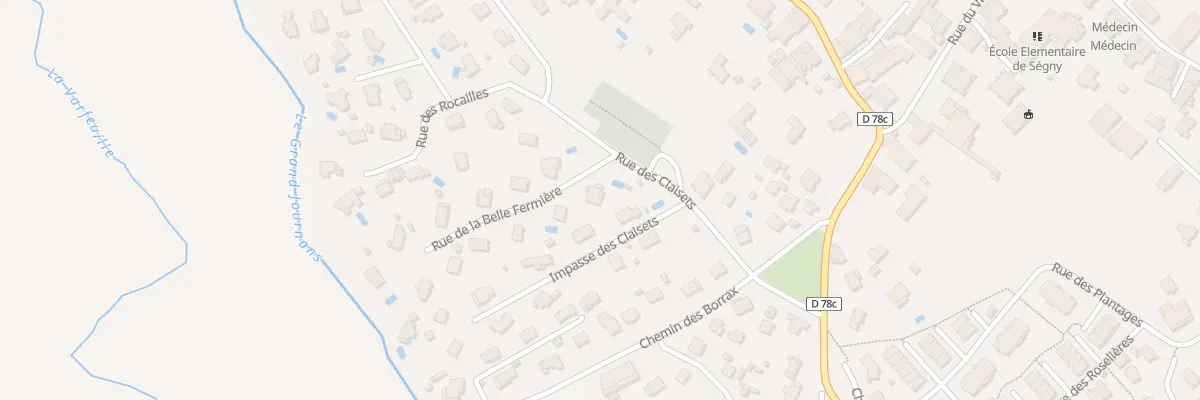 Plan du 39 Rue de la Belle Fermiere à Ségny