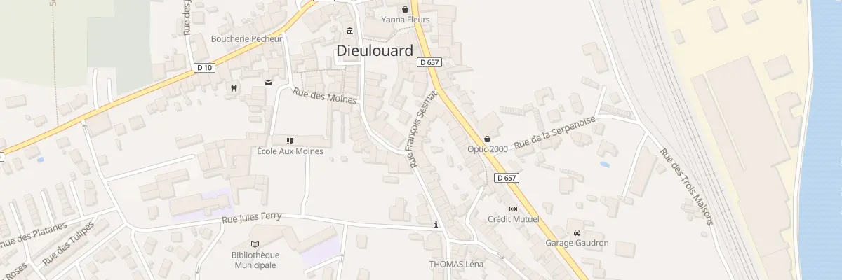 Plan du 9 Rue François Sesmat à Dieulouard