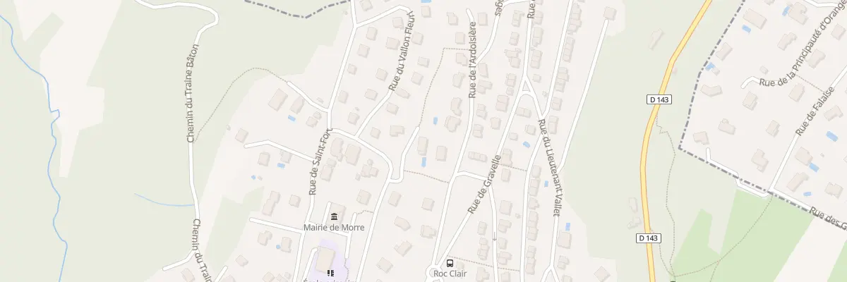 Plan du 5 Rue de Gravelle à Morre