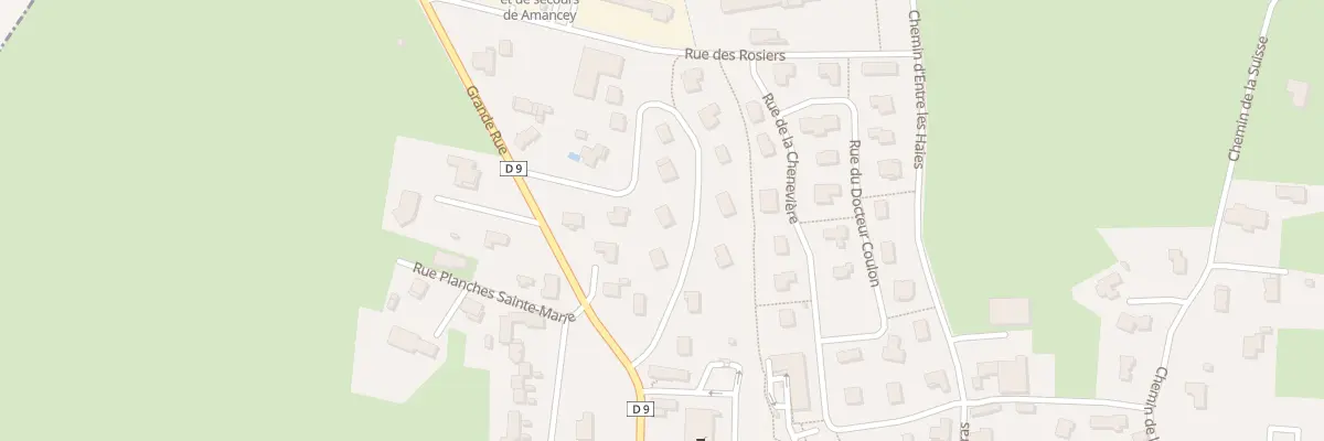 Plan du 5 Rue des Rosiers à Amancey