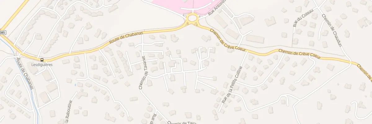 Plan du 3C All de Guizieres à Gap