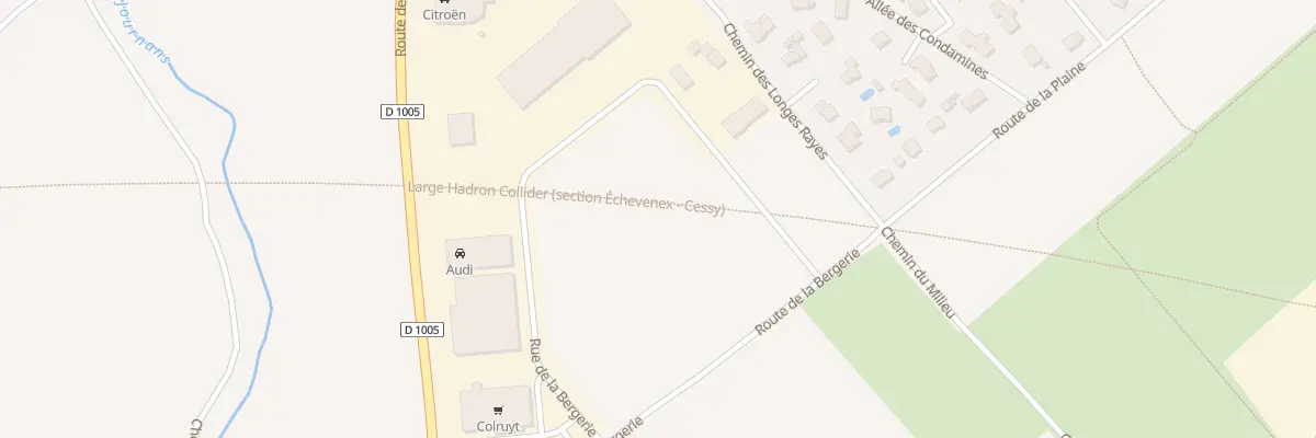 Plan du 380 Rue de la Bergerie à Cessy