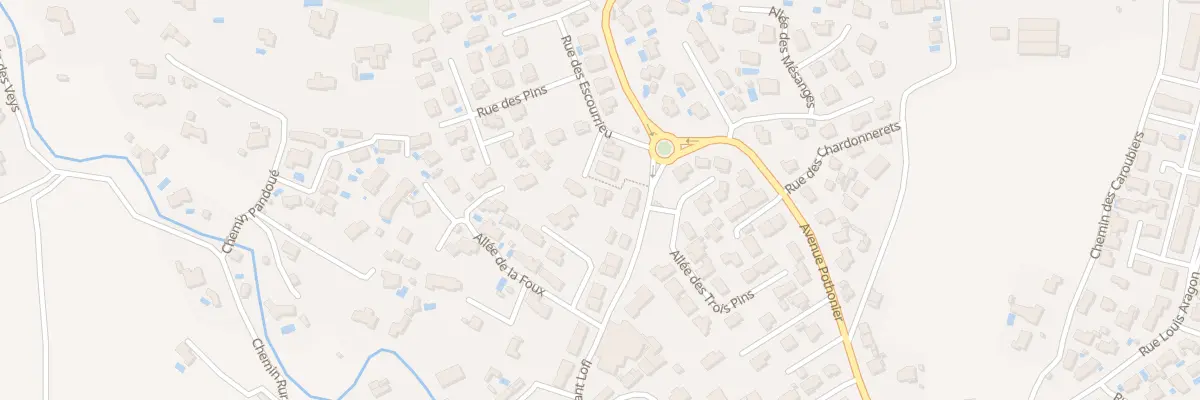 Plan du 5 Rue des Escourrieu à Cuers