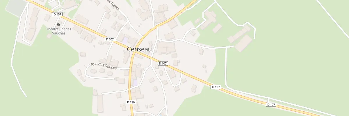 Plan du 5 Rue des Chazeaux à Censeau