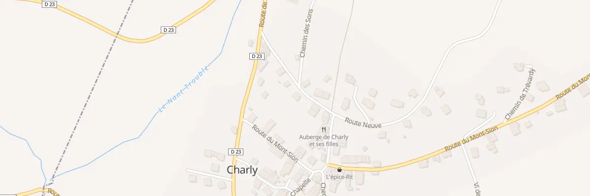 Plan de Charly à Andilly