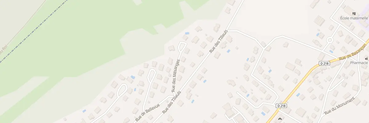 Plan du 4 Rue des Mésanges à Thise