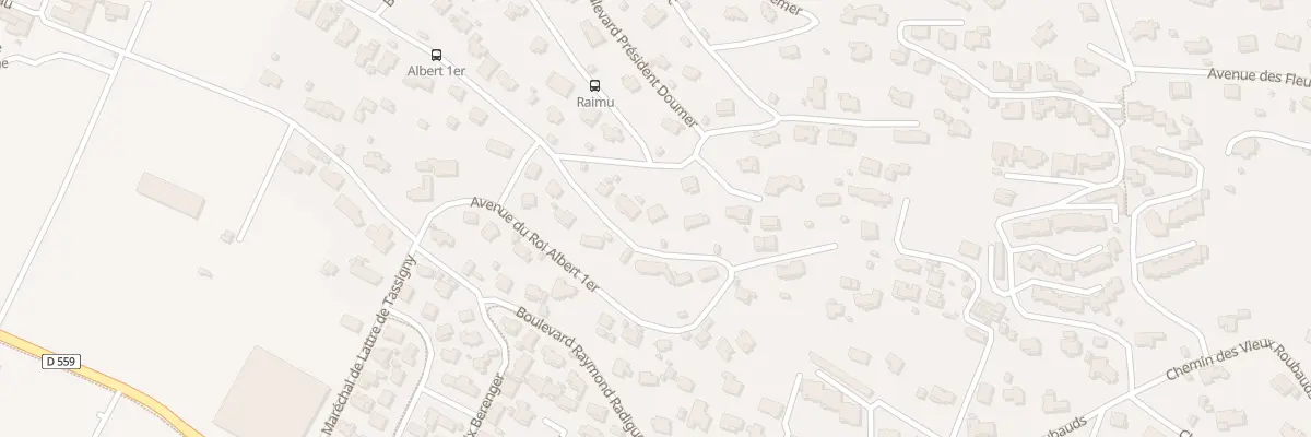 Plan du 5869 Av du Roi Albert 1er à Carqueiranne