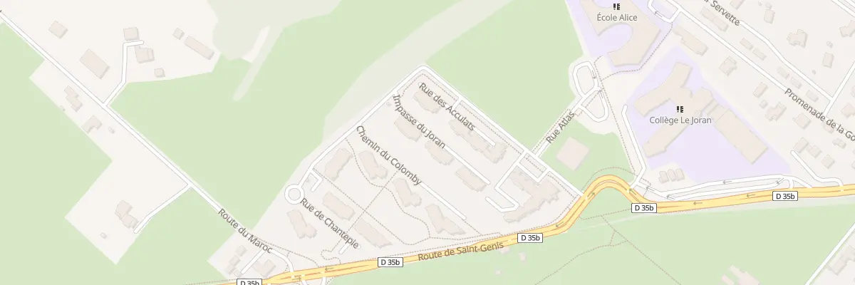 Plan du 47 Rue Chantepie à Prévessin-Moëns