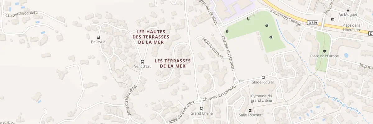 Plan du 10 Che Les Terrasses de la Mer à Carqueiranne