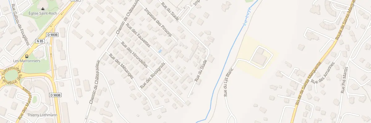 Plan du 20B Rue du Stade à Gap