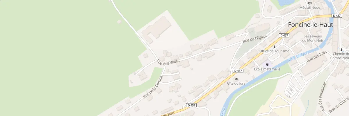 Plan du 16 Rue des Valles à Foncine-le-Haut