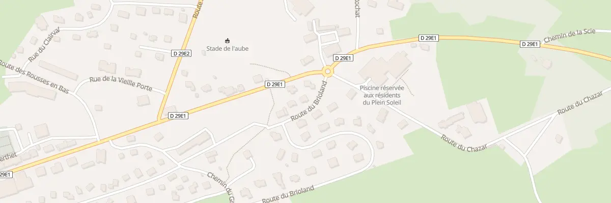Plan du 54 Rte du Brioland aux Rousses