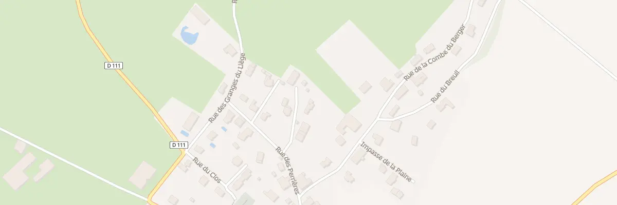 Plan du 6 Rue des Grands Vergers aux Monts-Ronds