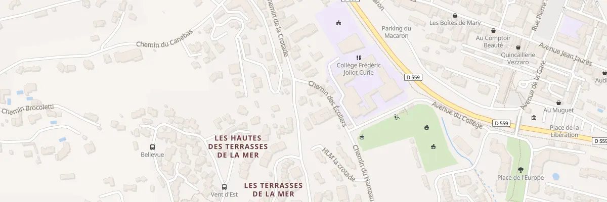 Plan du 5 Che de la Crotade à Carqueiranne