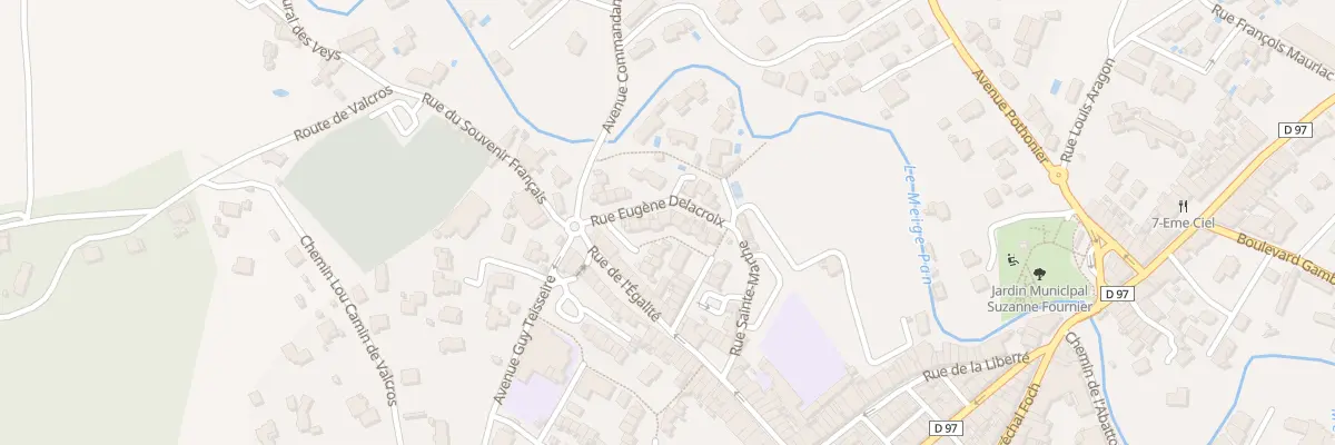 Plan du 56 Rue Eugène Delacroix à Cuers