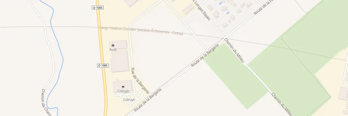 Plan du 204 Rue de la Bergerie à Cessy