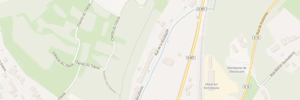 Plan du 51 Rue de la Bouillante à Dieulouard
