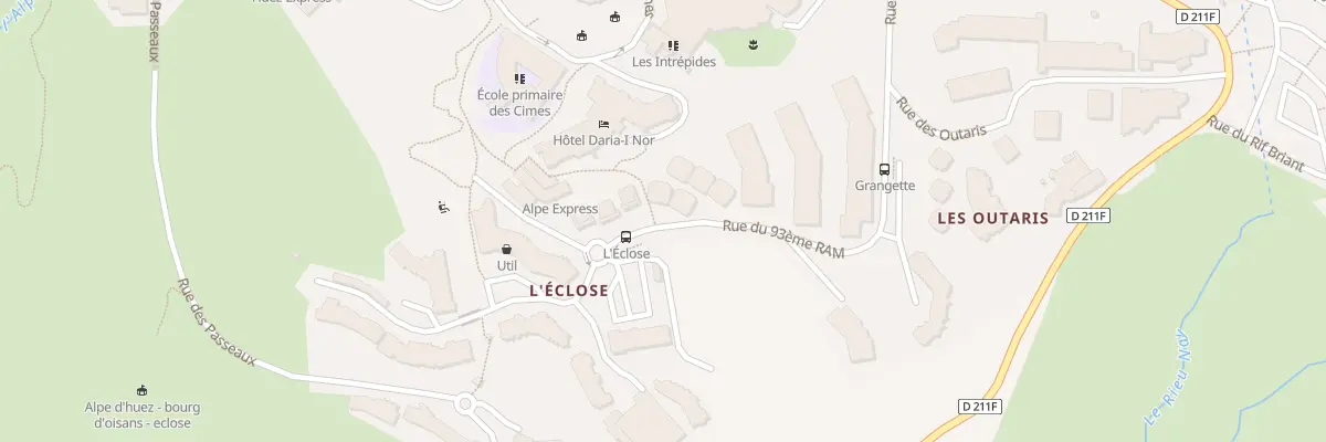 Plan du 404 Rue 93 Eme Ram à Huez