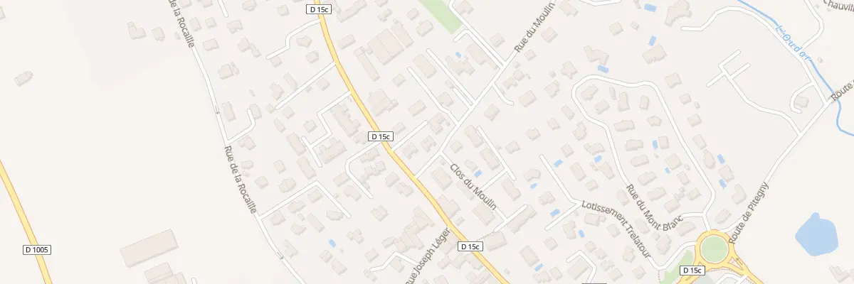 Plan du 550 Rue du Moulin à Cessy