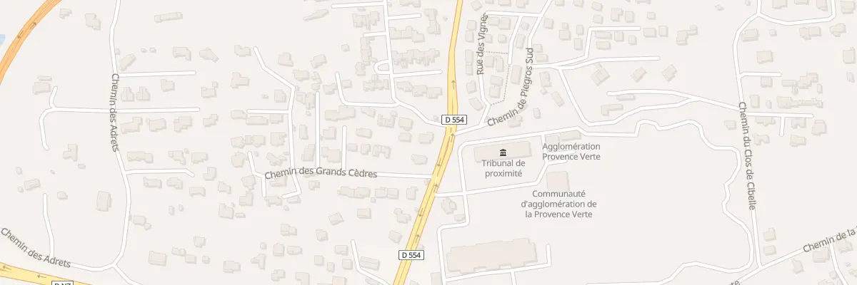 Plan du 9015 Rte du Val à Brignoles