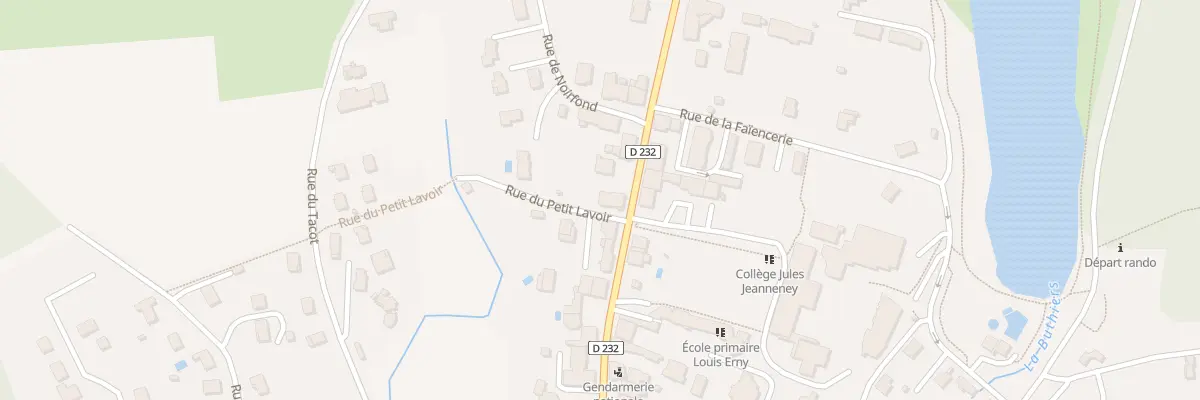 Plan du 28 Rue Charles de Gaulle à Rioz