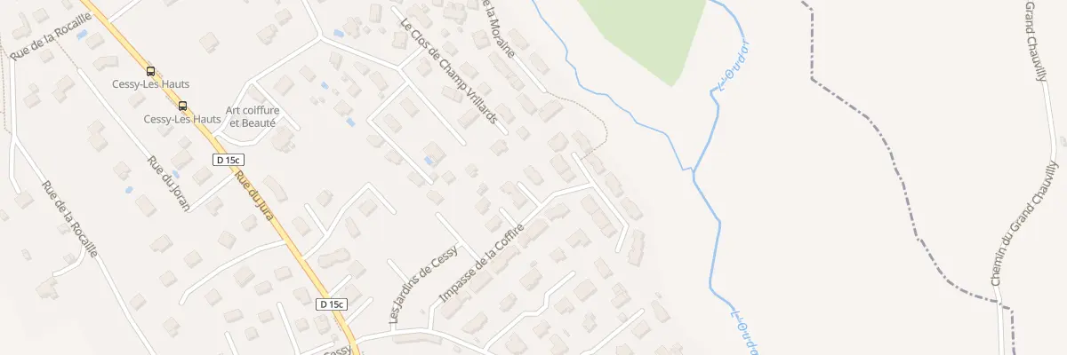 Plan du 181 Imp de la Coffire à Cessy