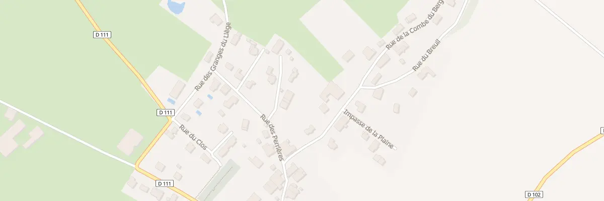 Plan du 4 Rue des Grands Vergers aux Monts-Ronds