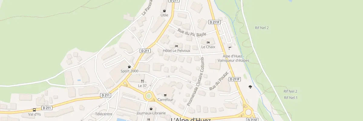 Plan du 82 Rue de la Meije à Huez