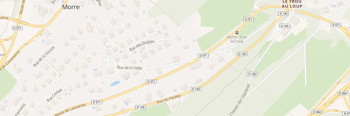 Plan du 9 Rue de la Velle à Morre