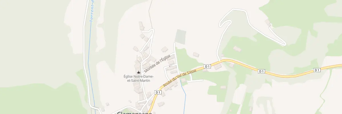 Plan du 5035 Le Village à Clamensane