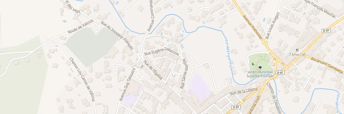Plan du 94 Rue Eugène Delacroix à Cuers