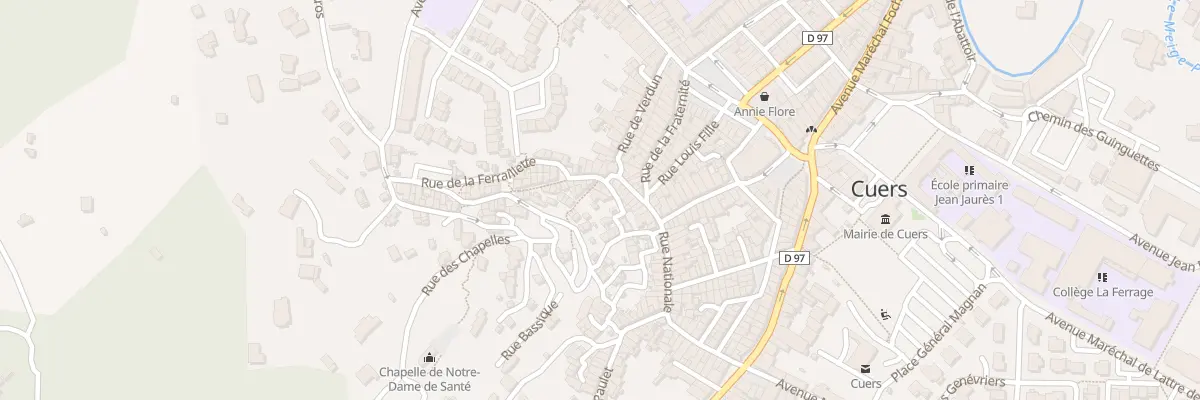 Plan du 1 Rue Rompe Cul à Cuers