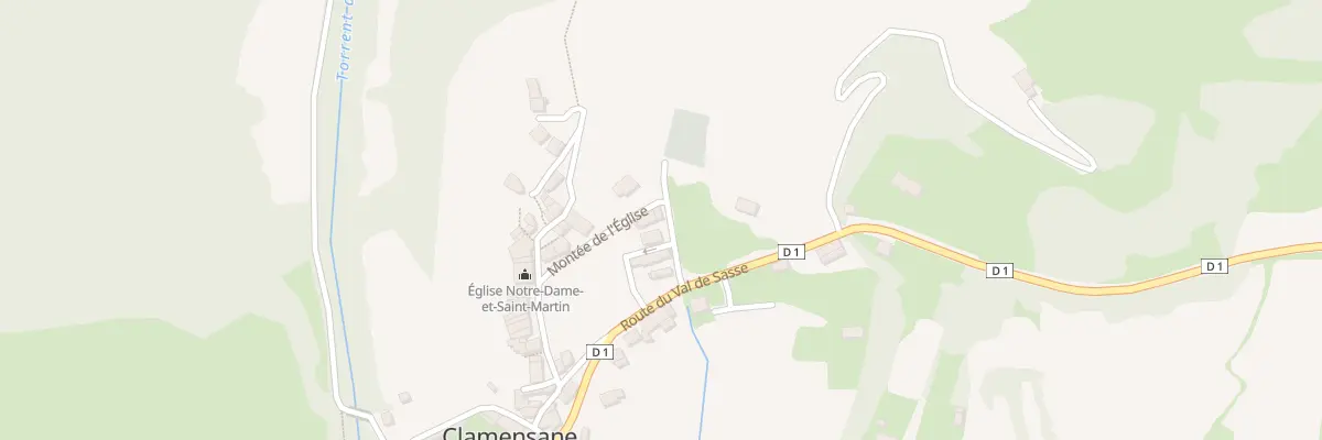 Plan du 5034 Le Village à Clamensane