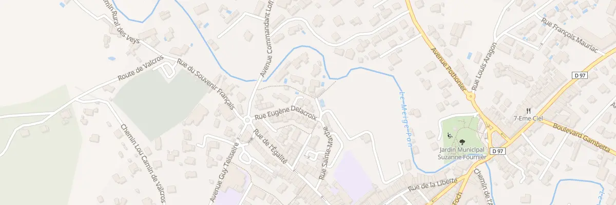 Plan du 83 Rue Eugène Delacroix à Cuers