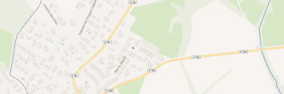 Plan du 12 Rue du Mesnil à Prévessin-Moëns