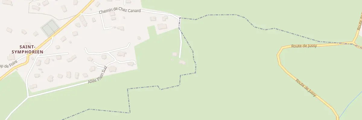 Plan du 310 Che de chez Canard à Andilly