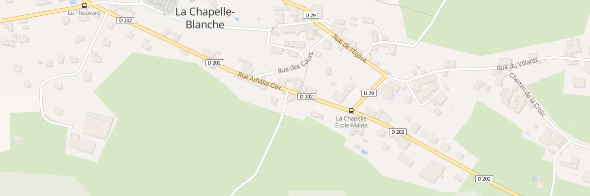 Plan du 677 Rue Amélie Gex à La Chapelle-Blanche