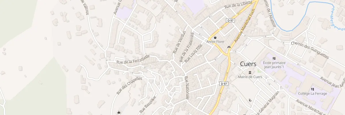 Plan du 24 Rue de Verdun à Cuers