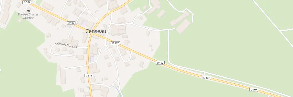 Plan du 9 Rue des Chazeaux à Censeau
